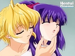 Blonde hentai babe